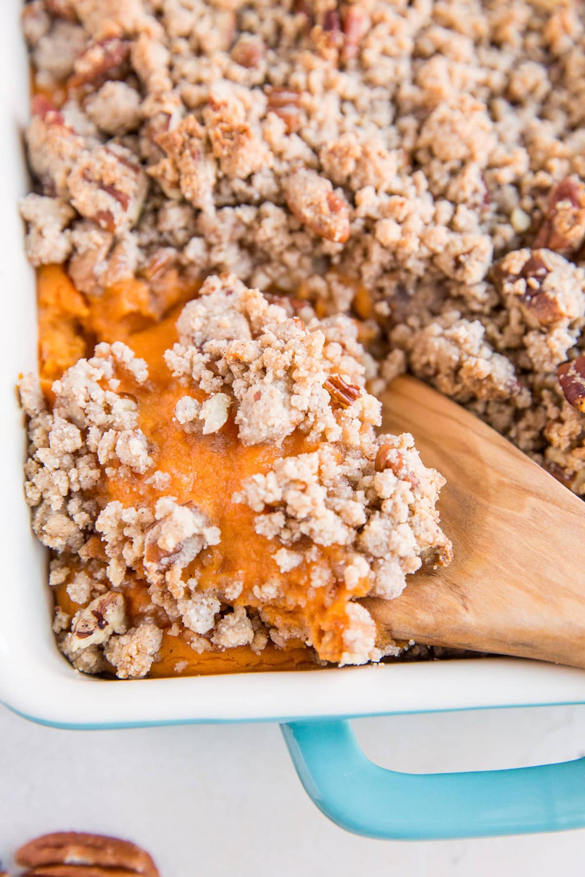 Healthier Holiday Sweet Potato Casserole: Paleo, GF & Dairy-Free